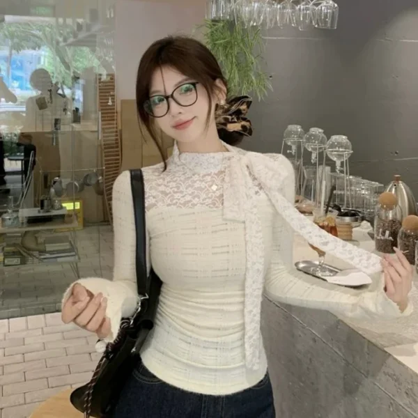 Ribbon-Collar-Long-Sleeve-Top.webp Ribbon Collar Long Sleeve Top